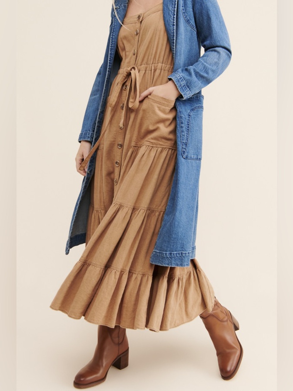 Free People Catch the Breeze Midi Dress - Picture 8 of 13
